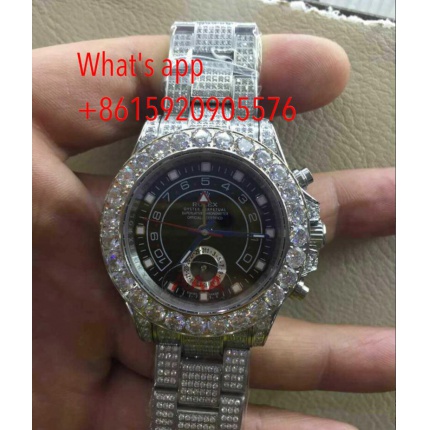 Rolex Yacht Master II Watch With fully iced diamond  in 96321