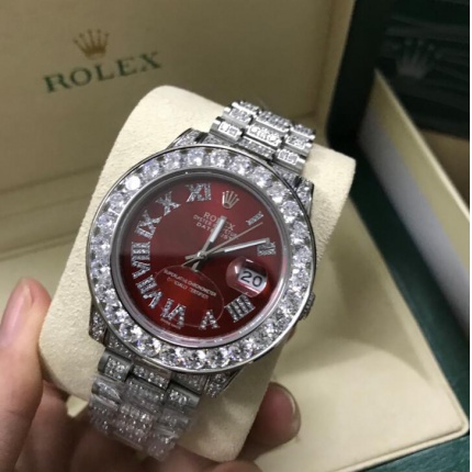 Rolex Date-Just Watches fully iced rolex  in 101370