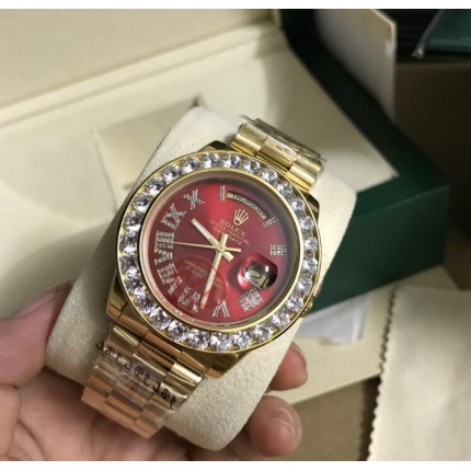 Rolex bezel diamond top quality watches  in 102909