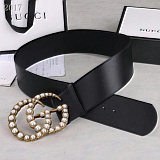 Gucci Big buckle belt for Women GG 7cm width belt  in 105124
