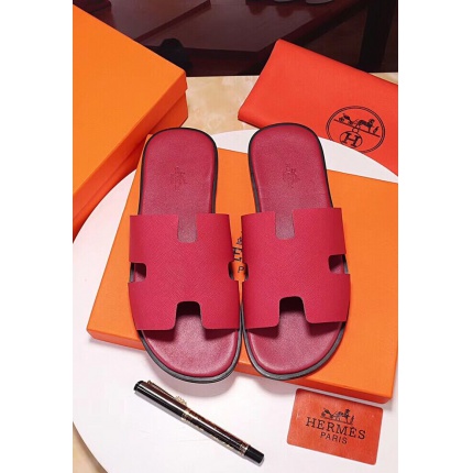 2018 New Arrivals Top quality Hermes Slippers For Men size 38-46 in 106602