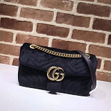Gucci High quality Velvet shoulder Handbags in 108451