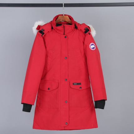 New Canada Goose Down Jackets Wild wolf sweater collar for Women XS-XXL in 110236