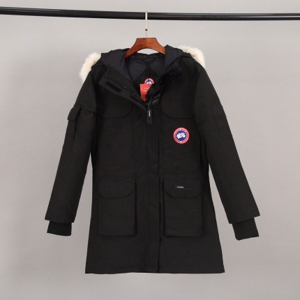 New Canada Goose Down Jackets Wild wolf sweater collar for Women XS-XXL in 110239