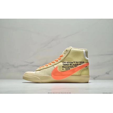 2018 New OFF White 1 A1 Blazer Mid Grim Reaper OW Sneakers  in 111467