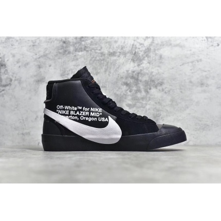 2018 New OFF White 1 A1 Blazer Mid Grim Reaper OW Sneakers  in 111468