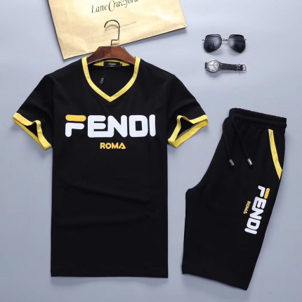 New FENDI Short Tracksuits For Men in 117797