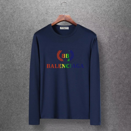 Balenciaga Long Sleeve T-shirts For Men in 121178