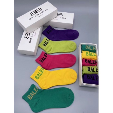 Balenciaga Socks a pack within 5 pairs in 127830