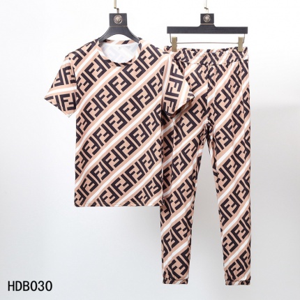 New Arrivals Fendi Summer thin Tracksuits For Men in 127851