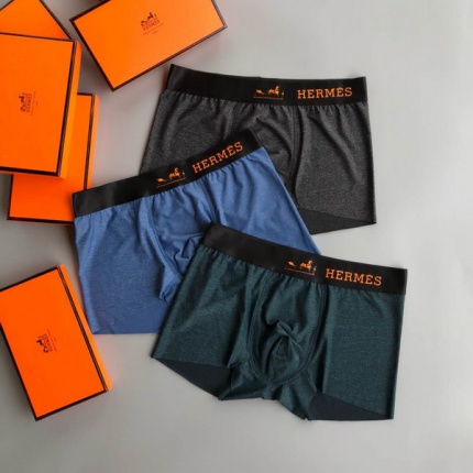 Hermes Underwear For Men in one pack 3 Pcs in 128804
