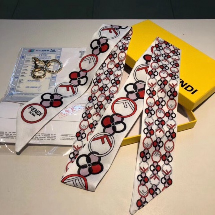 New Arrivals Fendi Silk Scarf in 128857