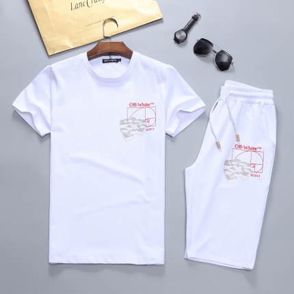 New Arrivals Off White Short Tracksuits For Men in 130327