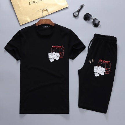 New Arrivals Off White Short Tracksuits For Men in 130328