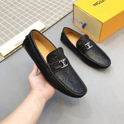 New Arrivals Louis Vuitton top quality Leather Loafers For Men in 131198