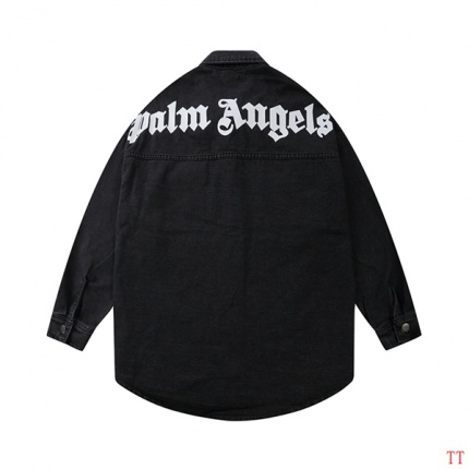 Palm Angels Long Sleeve Shirts For oversize in 132000