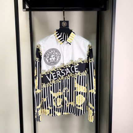 Versace Long-Sleeved Polo Shirts in 133042