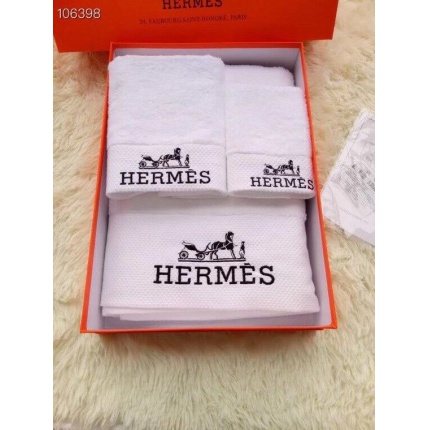 New Arrivals Hermes Bath Towels a set in 133680