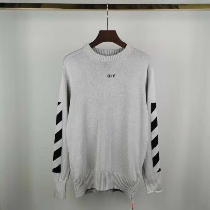 New Arrivals OFF White Sweaters in over size in 133734