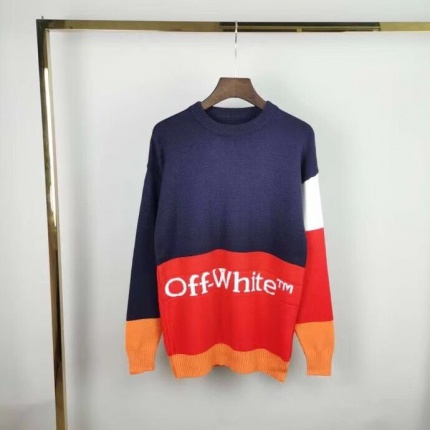 New Arrivals OFF White Sweaters in over size in 133739