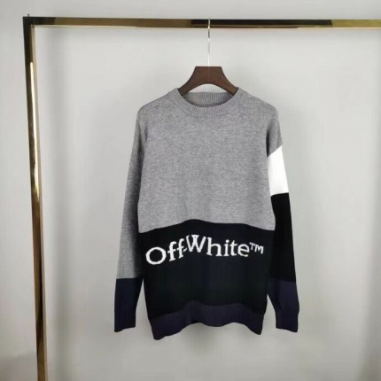 New Arrivals OFF White Sweaters in over size in 133740