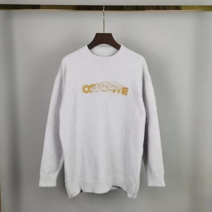 New Arrivals OFF White Sweaters in over size in 133741