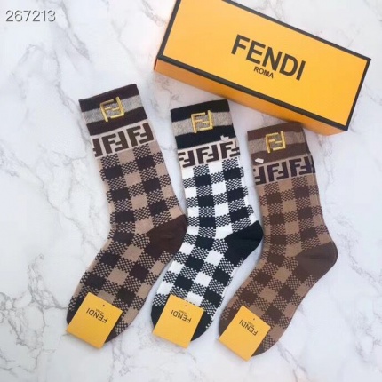 New Arrivals Fendi Socks A Pack in 133939