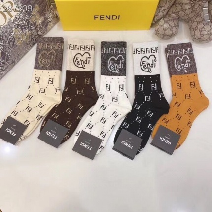 New Arrivals Fendi Socks A Pack in 133940
