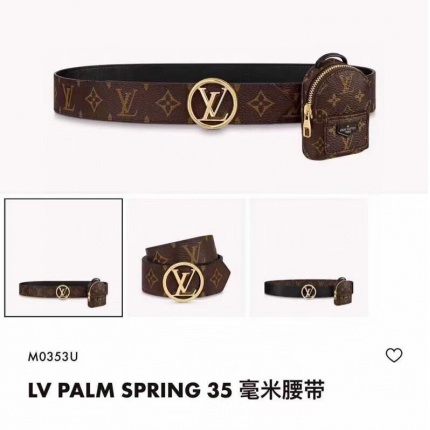 New Arrivals Lousi Vuitton AAA quality Belts in 134368