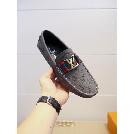 Louis Vuitton Leather Loafers For Men in 138047