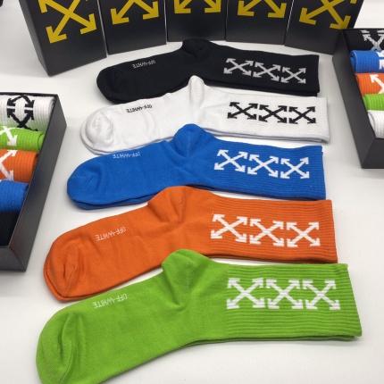 Off-White Socks a pack within 5 pairs in 144605