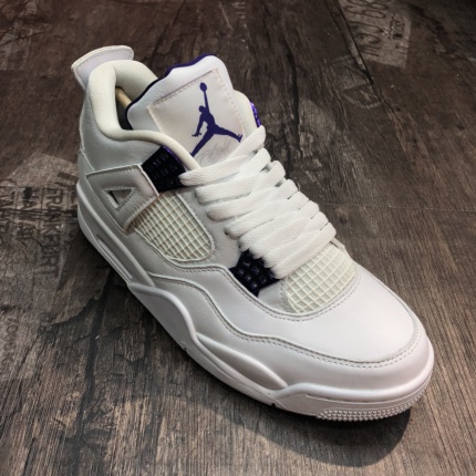 New Arrivals Air Jordan 4 Retro Metallic Sneakers For Men in 145234