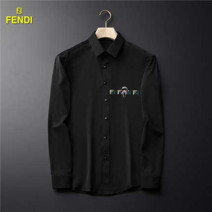 New Arrivals Fendi Long Sleeve Shirts For Men in 149534