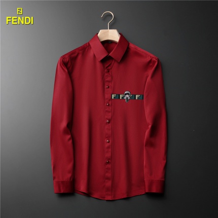 New Arrivals Fendi Long Sleeve Shirts For Men in 149535