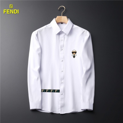 New Arrivals Fendi Long Sleeve Shirts For Men in 149538