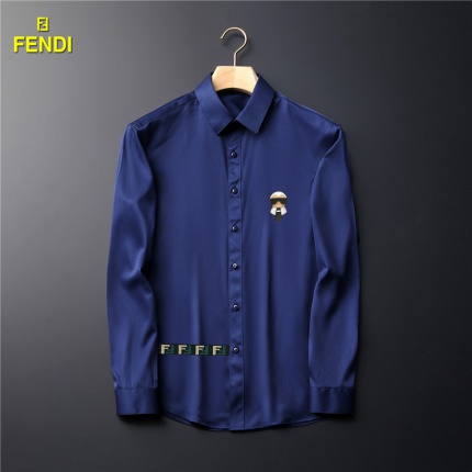 New Arrivals Fendi Long Sleeve Shirts For Men in 149540