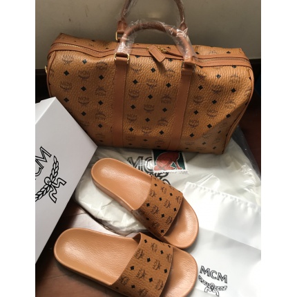 MCM AAA quality Travel Bags Plus MCM Slippers in 149747