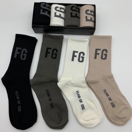 New Arrivals Fear Of God Socks A pack in 150084