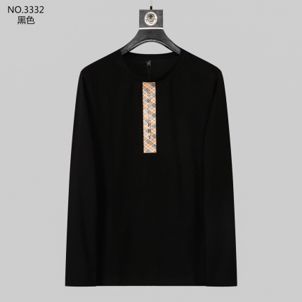 New Arrivals Burberry Long Sleeve T-shirts For Men in 150307