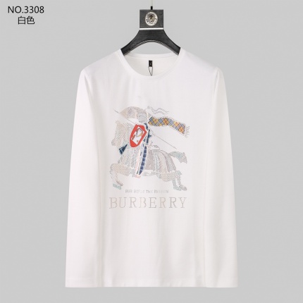 New Arrivals Burberry Long Sleeve T-shirts For Men in 150314
