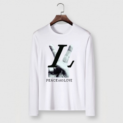 New Arrivals Louis Vuitton Long Sleeve T-shirts For Men in 150329