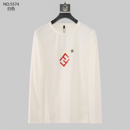 New Arrivals Fendi Long Sleeve T-shirts For Men in 150342