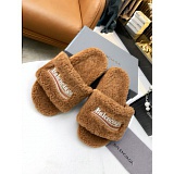 New Arrivals Balenciaga Fur Slippers For Women in 149793