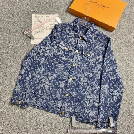 New Arrivals Louis Vuitton Jeans Jackets For Unisex in 150616