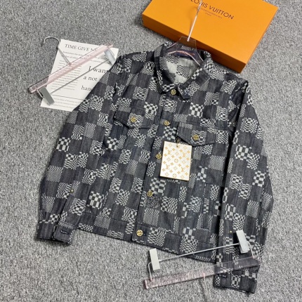 New Arrivals Louis Vuitton Jeans Jackets For Unisex in 150619