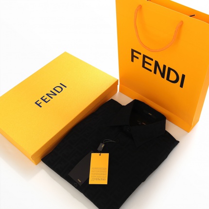 Fendi Long-Sleeved Polo Shirts for Men in 150973