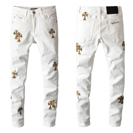 New Arrivals Chrome Hearts Jeans For Men  in 151064