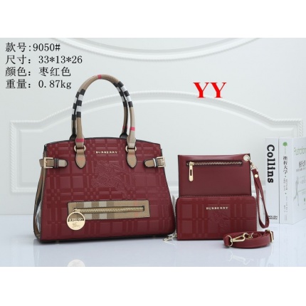 New Arrivals Cheap Burberry Handbags 3pcs a Set in 153152