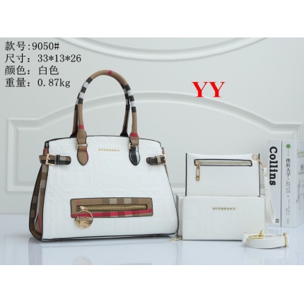 New Arrivals Cheap Burberry Handbags 3pcs a Set in 153154