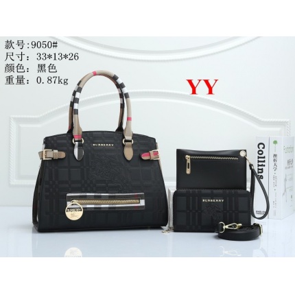 New Arrivals Cheap Burberry Handbags 3pcs a Set in 153155